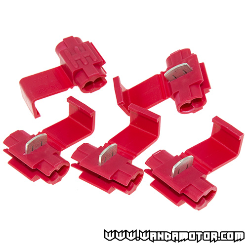 Split connector 0.75 - 2.5 red 5pcs